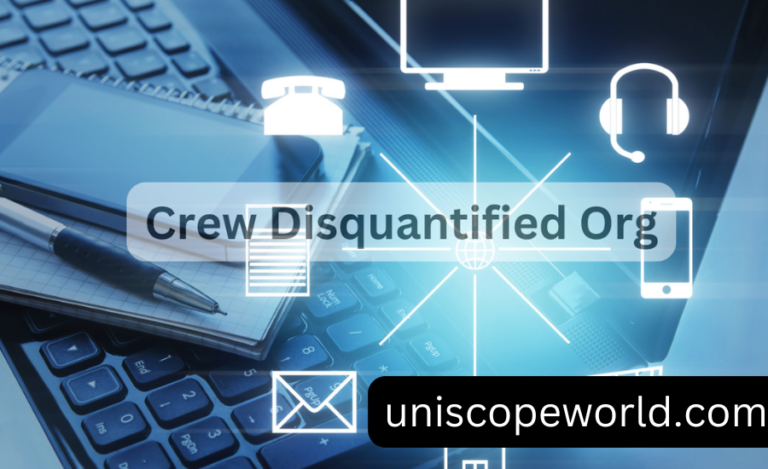 Crew Disquantified Org: